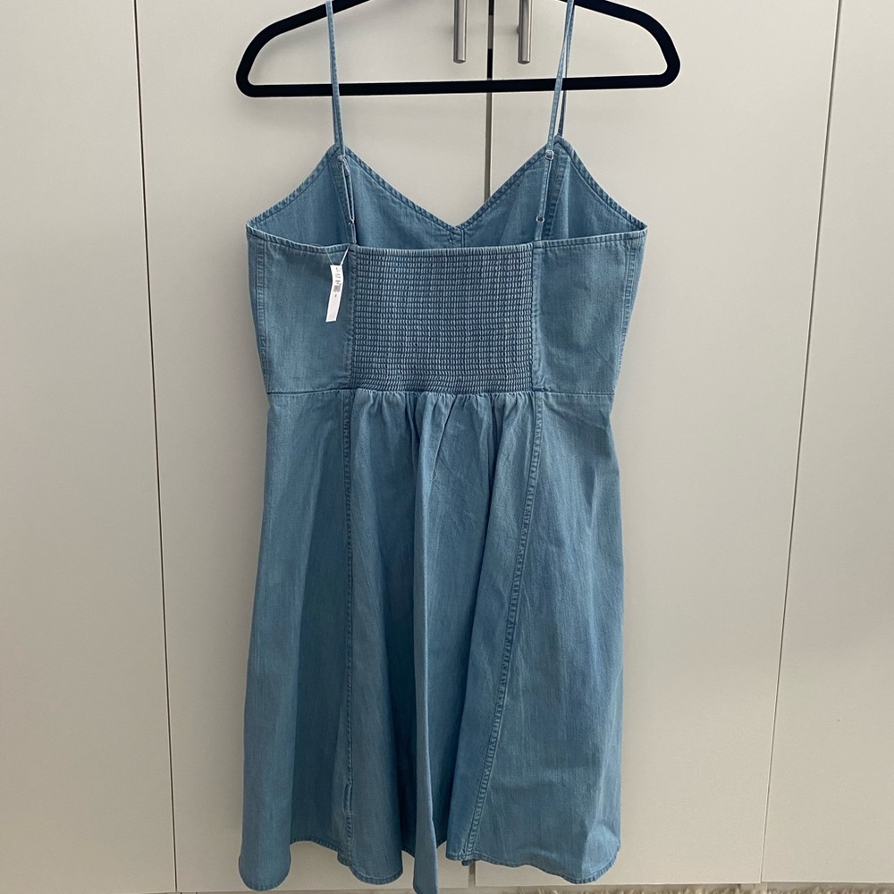 Denim Cami Fit & Flare Dress